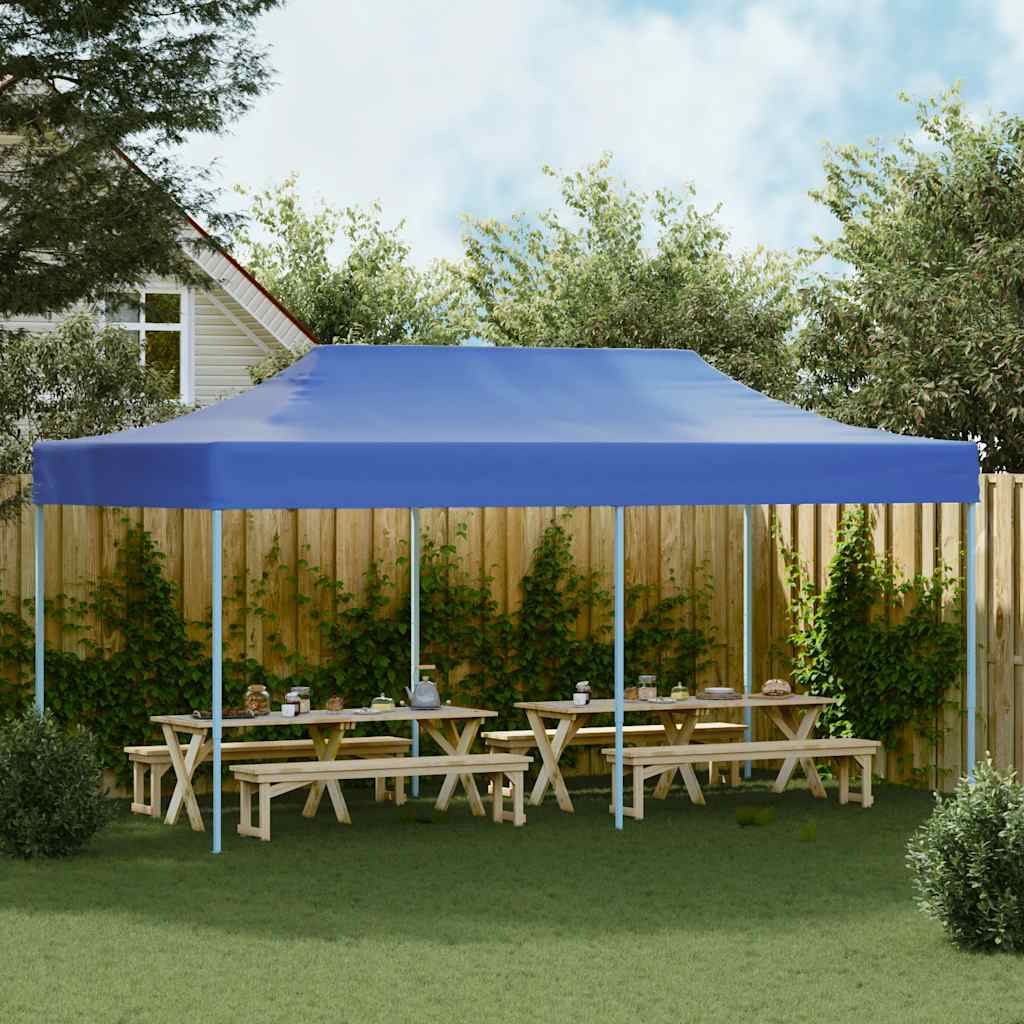 Foldable Tent Pop-Up 3x6 m Blue