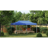 Foldable Tent Pop-Up 3x6 m Blue - Top-Down View