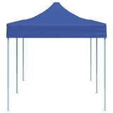 Foldable Tent Pop-Up 3x6 m Blue - Rear View