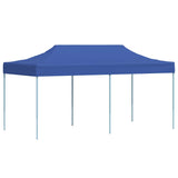 Foldable Tent Pop-Up 3x6 m Blue - Close-Up Angle