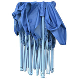 Foldable Tent Pop-Up 3x6 m Blue - Rear View
