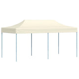 Foldable Tent Pop-Up 3x6 m Cream White - Front View