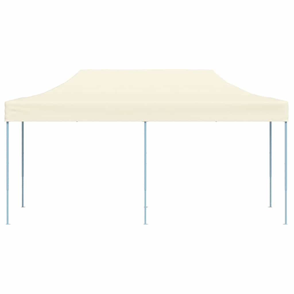 Foldable Tent Pop-Up 3x6 m Cream White