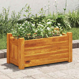Garden Raised Bed Acacia Wood 50x25x25 cm