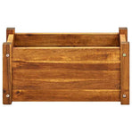 Garden Raised Bed Acacia Wood 50x25x25 cm