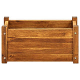 Garden Raised Bed Acacia Wood 50x25x25 cm - Top-Down View