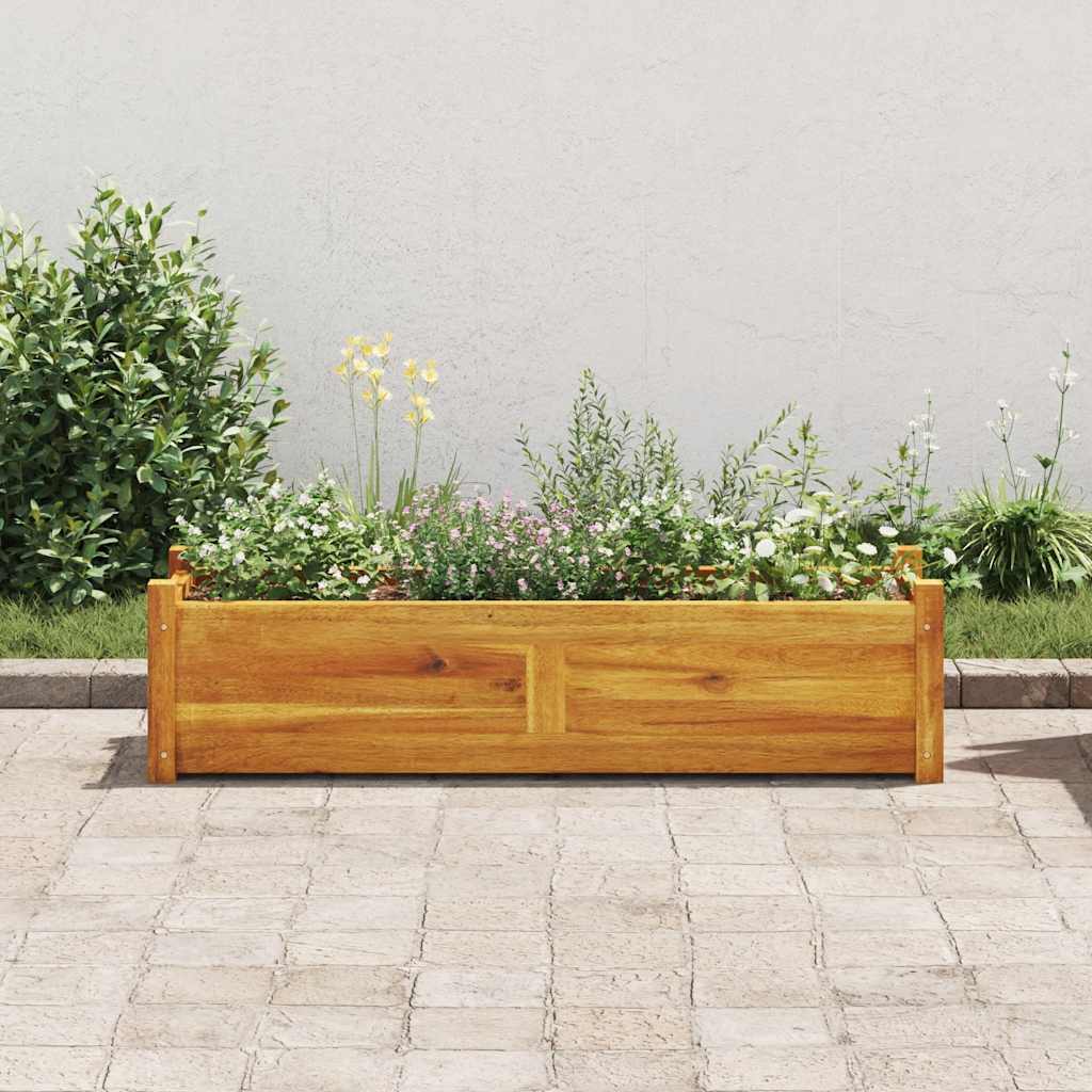 Garden Raised BedAcacia Wood 100x30x25 cm