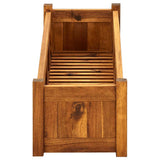 Garden Raised BedAcacia Wood 100x30x25 cm - 45-Degree Angle