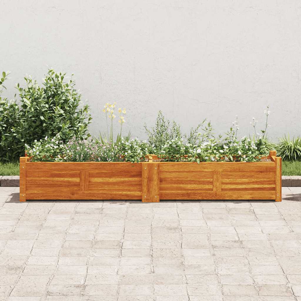 Garden Raised Bed Acacia Wood 150x30x25 cm