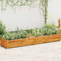 Garden Raised Bed Acacia Wood 200x50x25 cm
