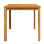 Garden Table 140x80x74 cm Solid Acacia Wood