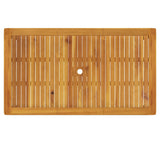 Garden Table 140x80x74 cm Solid Acacia Wood