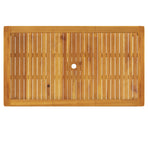 Garden Table 140x80x74 cm Solid Acacia Wood