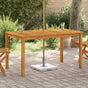 Garden Table 140x80x74 cm Solid Acacia Wood