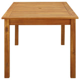 Garden Table 200x90x74 cm Solid Acacia Wood