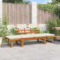 Garden Bench with Cushions 2-in-1 190 cm Solid Acacia Wood