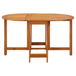 Garden Table 130x90x72 cm Solid Acacia Wood