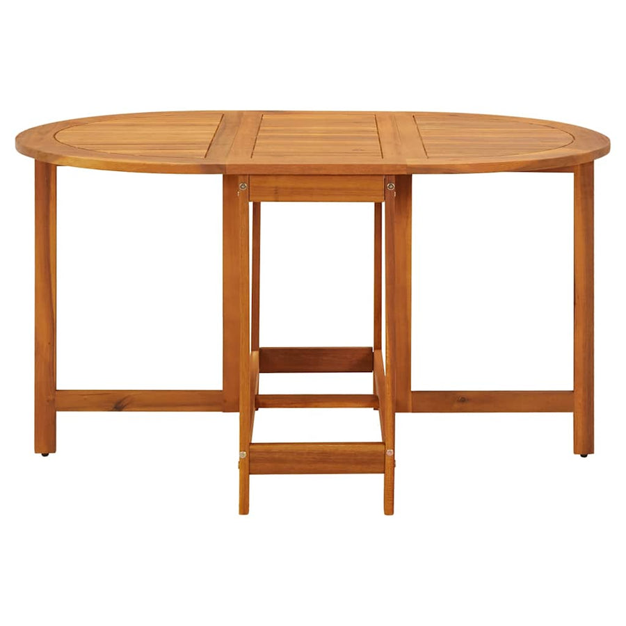 Garden Table 130x90x72 cm Solid Acacia Wood