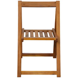 Folding Chairs 2 pcs Solid Acacia Wood