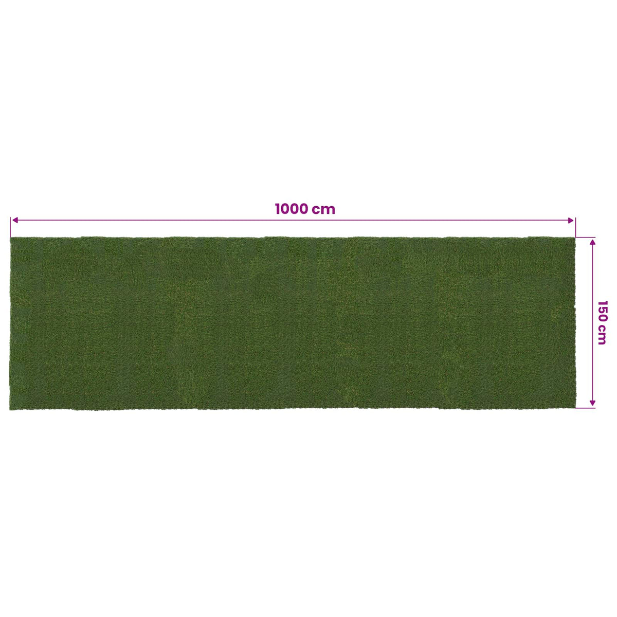Artificial Plant Green 1,5 x 10 m Polypropylene
