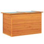Garden Storage Box 126x72x72 cm Wood