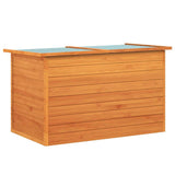 Garden Storage Box 126x72x72 cm Wood - Front View