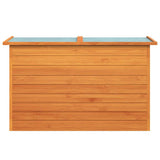 Garden Storage Box 126x72x72 cm Wood - Side View