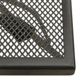 Bistro Table 50x50x70 cm Steel Mesh - Front View