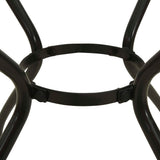 Bistro Table 50x50x70 cm Steel Mesh - Side View