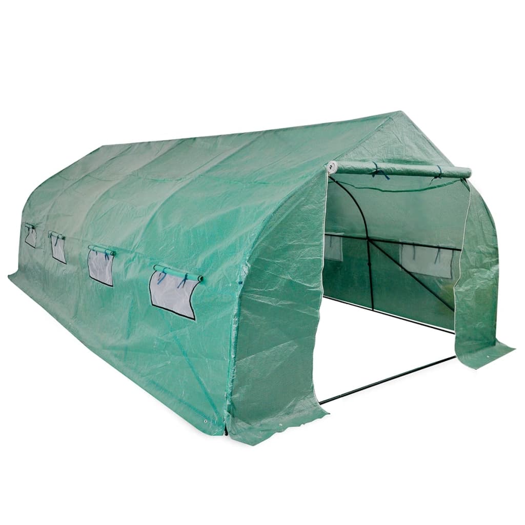 Portable Polytunnel Greenhouse Steel Frame Walk-in 18 m?