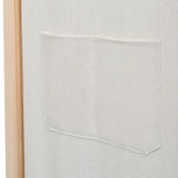 3-Panel Room Divider Cream 120x170x4 cm Fabric