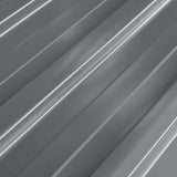 Roof Panel 12 pcs Grey 129 x 45 cm Galvanised steel - Side View