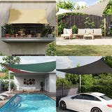 Sunshade Sail Oxford Fabric Square 2x2 m Beige