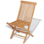 Folding Chairs 4 pcs for Garden & Outdoor Teak Wood