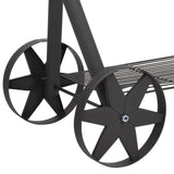 BBQ Charcoal Smoker with Bottom Shelf Black Heavy XXL - 45-Degree Angle