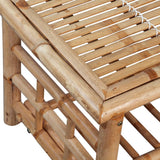 4 Piece Garden Lounge Set with Cushions Bamboo - Extra Image