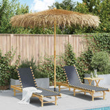 Bamboo Garden Parasol with Banana Leaf Roof 210 cm