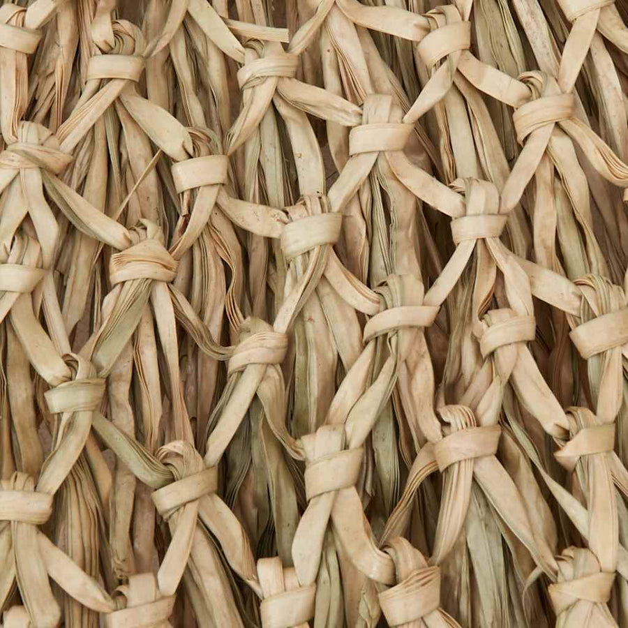 Bamboo Garden Parasol with Banana Leaf Roof 210 cm