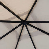 Gazebo Pavilion Tent Canopy 4x4 m Steel Beige