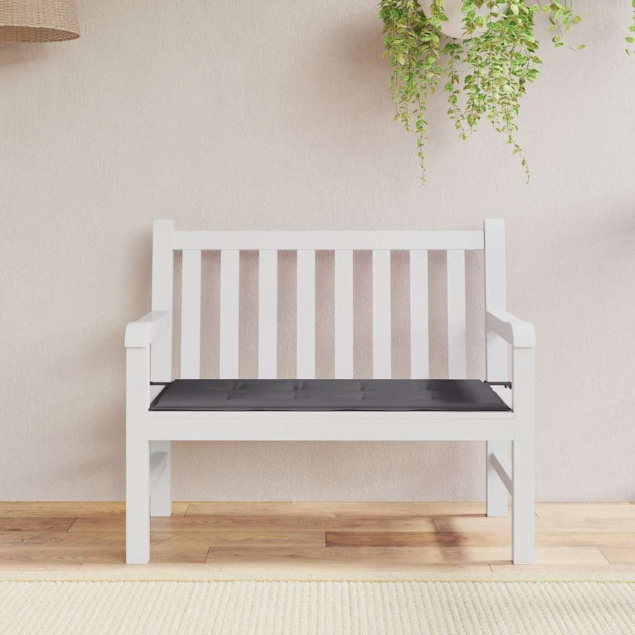Garden Bench Cushion Anthracite 120x50x3 cm Oxford Fabric