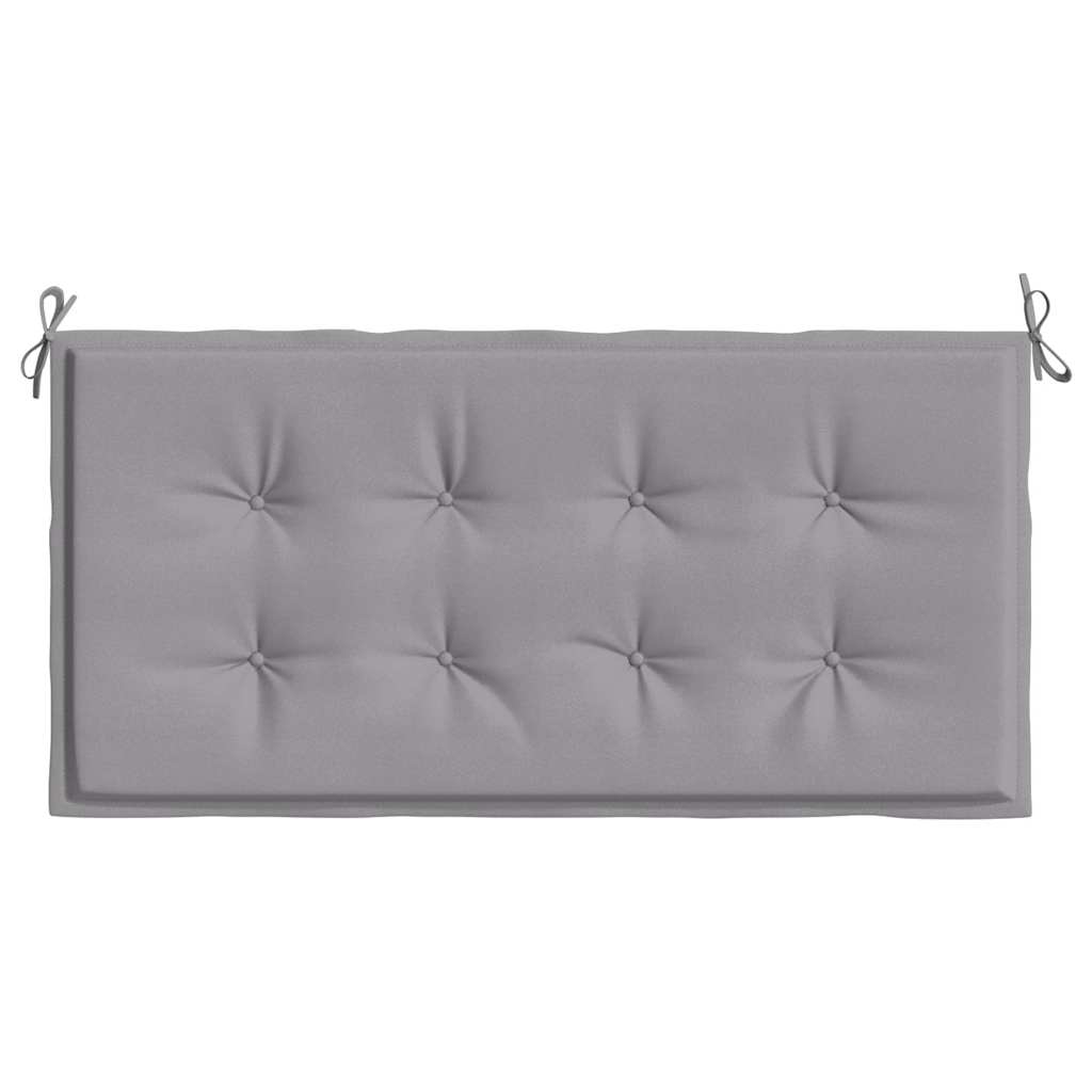 Garden Bench Cushion Grey 100x50x4 cm Oxford Fabric