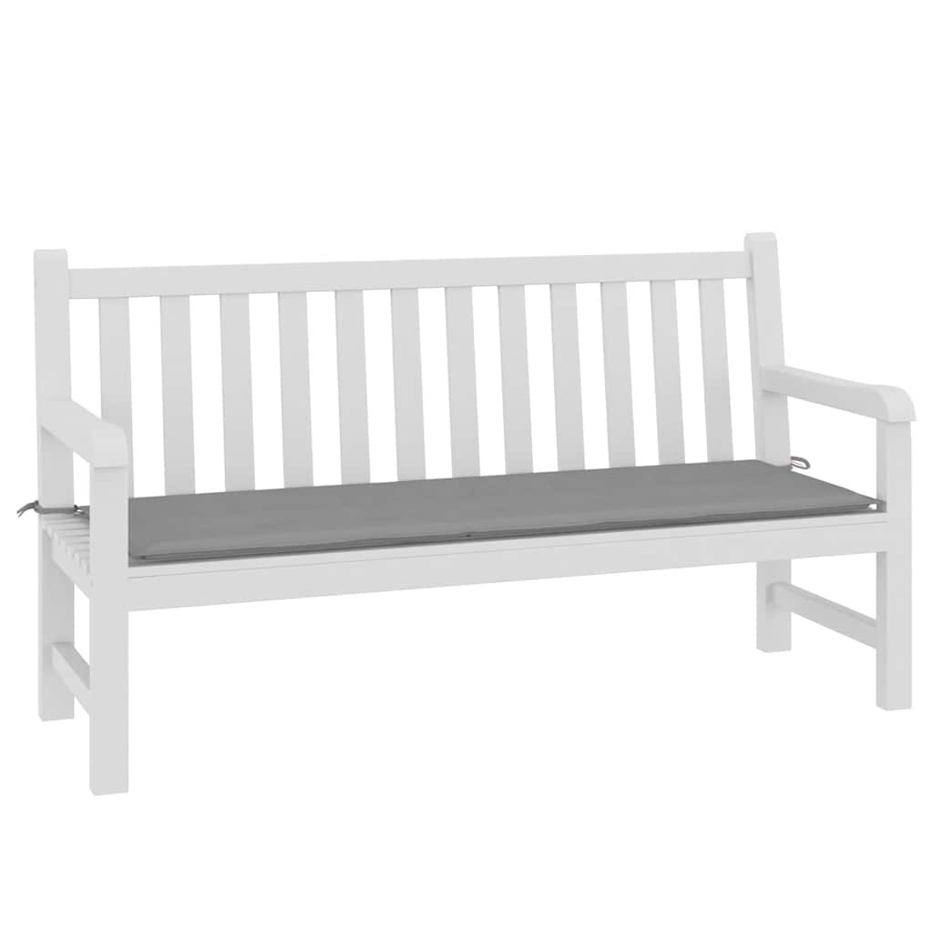 Garden Bench Cushion Grey 150x50x3 cm Oxford Fabric