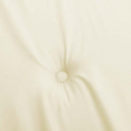 Garden Bench Cushion Cream 150x50x3 cm Oxford Fabric