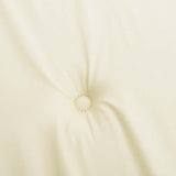 Garden Bench Cushion Cream 180x50x3 cm Oxford Fabric