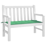 Garden Bench Cushion Green 120x50x4 cm Oxford Fabric - Side View