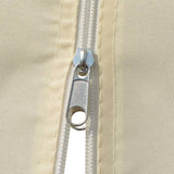 Garden Marquee with Curtains 4x3 m White - Close-Up Angle