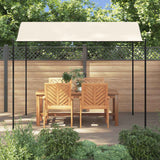 Gazebo Fabric Cream White - Side View
