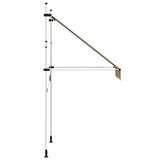 Manual Retractable Awning 150 cm Yellow and Blue Stripes