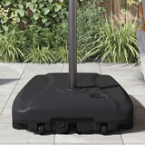 Outdoor Umbrella Stand Black - Side View