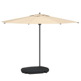 Outdoor Umbrella Stand Black - Top-Down View